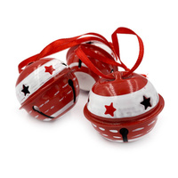 Dekoracja świąteczna `Blaszany Czerwony Dzwoneczek`